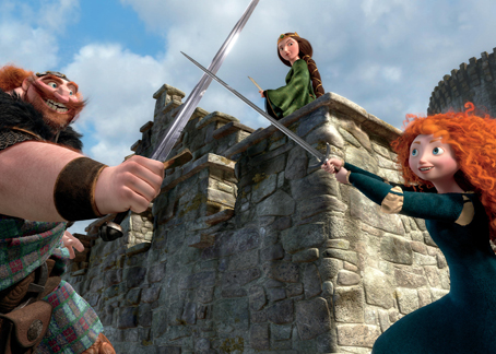 454px x 324px - BRAVE? (L-R) KING FERGUS, QUEEN ELINOR and MERIDA. | Revista Machete